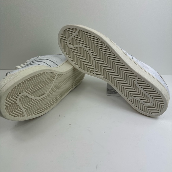 Size 13 - adidas Superstar Low Allover Debossed Trefoils - White - Picture 9 of 10